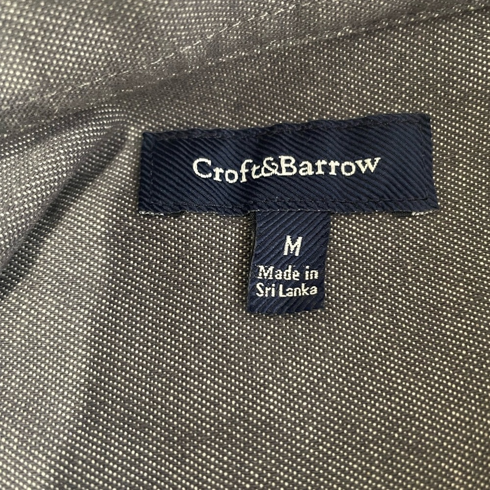Croft & Barrow 100% Cotton *Like New* Longsleeve Buttondown. Size M - Picture 2 of 6